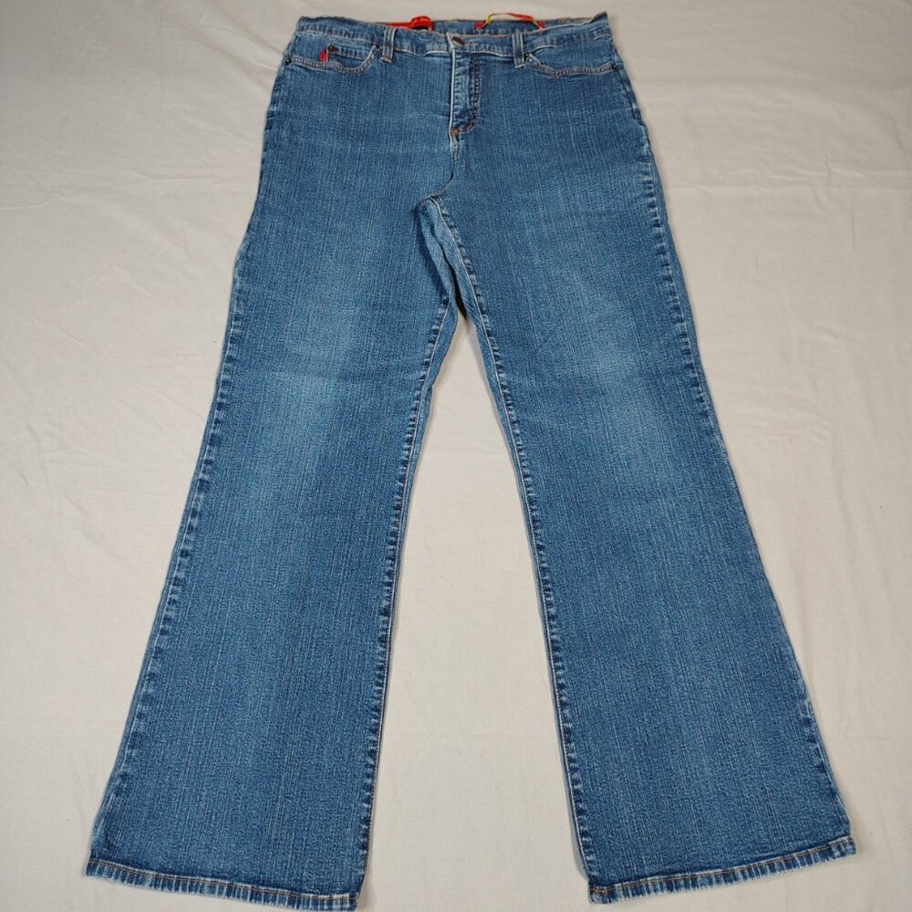 VINTAGE NYDJ Jeans Womens Size 16P (32x30) Tummy Tuck Boot Stretch Made in USA
